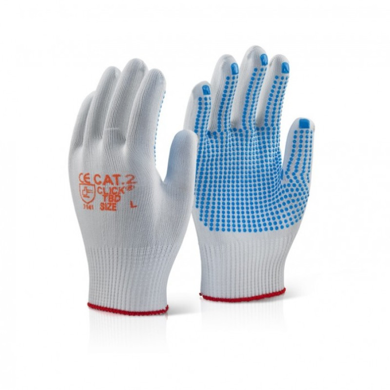 Blue Dot Knitted Glove Blue Dot Knitted Glove