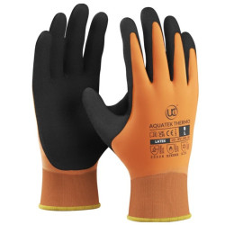 Waterproof Thermal Orange Latex Glove