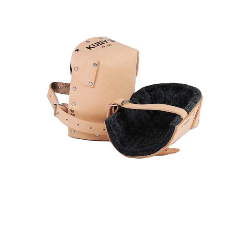 Kuny HD Leather Thick Felt Knee Pad