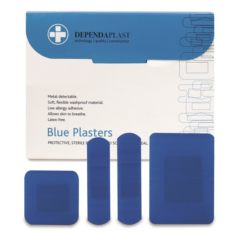 Assorted Blue Catering Plasters Assorted Blue Catering Plasters