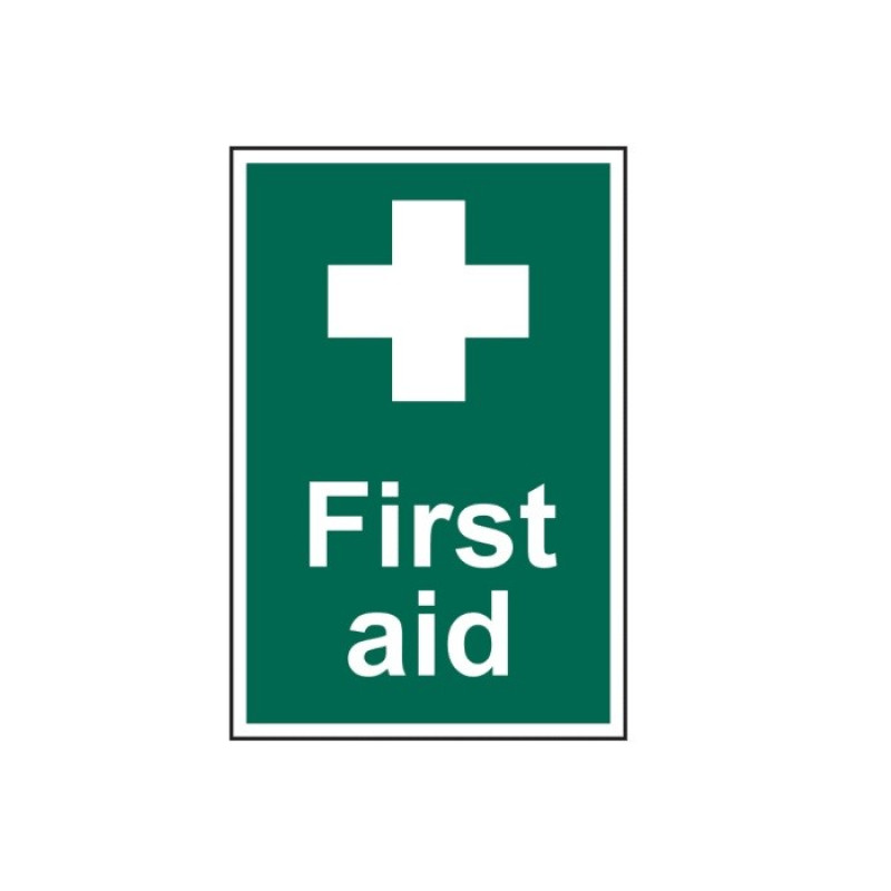 First Aid PVC Sign - 200 x 300mm First Aid PVC Sign - 200 x 300mm