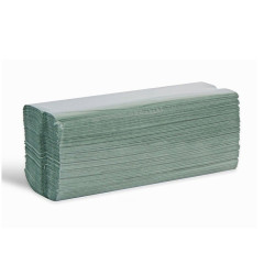 Green C-Fold Paper Towels - 2688 Per Case
