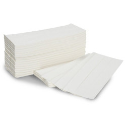 White C-Fold Paper Towels - 2400 Per Case