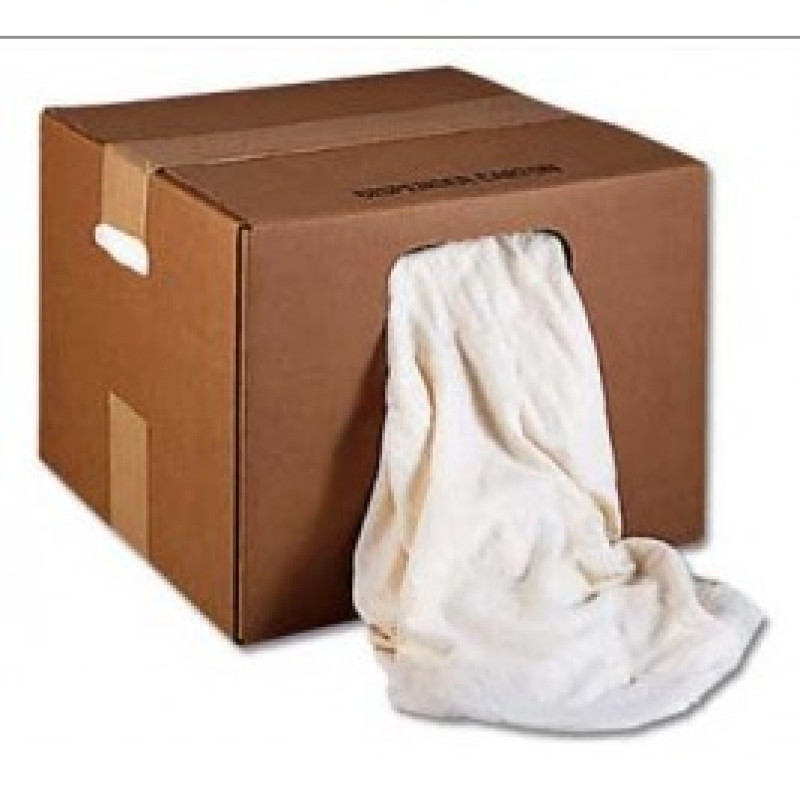 White Towelling Rag - 10Kg Box White Towelling Rag - 10Kg Box