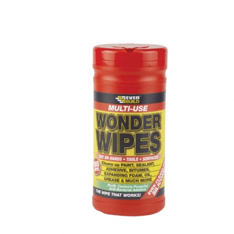 Sika Everbuild Wonder Wipes - 100 Per Tub Sika Everbuild Wonder Wipes - 100 Per Tub