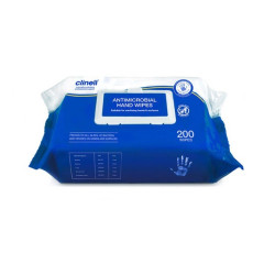 Clinell Antimicrobial Hand Wipes - 200