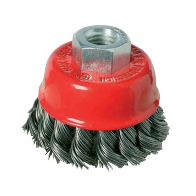 Steel Twist Knot Wire Cup Brush - 65mm / M10 x 1.25 Steel Twist Knot Wire Cup Brush - 65mm / M10 x 1.25