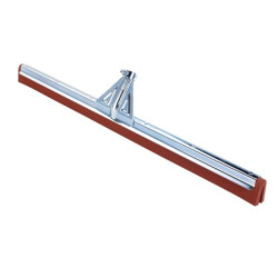558mm Heavy Duty Chrome Squeegee Red Neoprene (Oil Resistant)