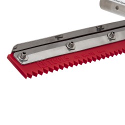24" VI Tools PU V Notched Squeegee - 6mm Notch (Red) 24" VI Tools PU V Notched Squeegee - 6mm Notch (Red)