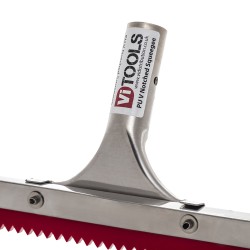 24" VI Tools PU V Notched Squeegee - 6mm Notch (Red) 24" VI Tools PU V Notched Squeegee - 6mm Notch (Red)