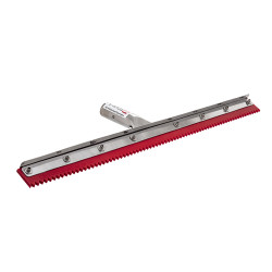 24" VI Tools PU V Notched Squeegee - 6mm Notch (Red)