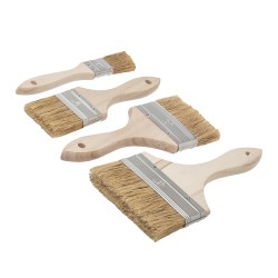 1" Natural Wooden Handle Paint Brush