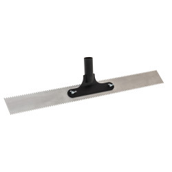 KAM 600mm Double Edge Rake V Notch Teeth 4mm