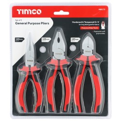 Timco 3pcs General Purpose Pliers Set Timco 3pcs General Purpose Pliers Set
