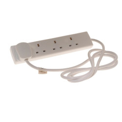 240Volt Extension Lead -2mtr 4 Socket Outlet