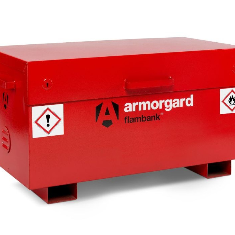 Armorgard FB2 Flambank 1295 x 630 x 675mm Site Box Armorgard FB2 Flambank 1295 x 630 x 675mm Site Box