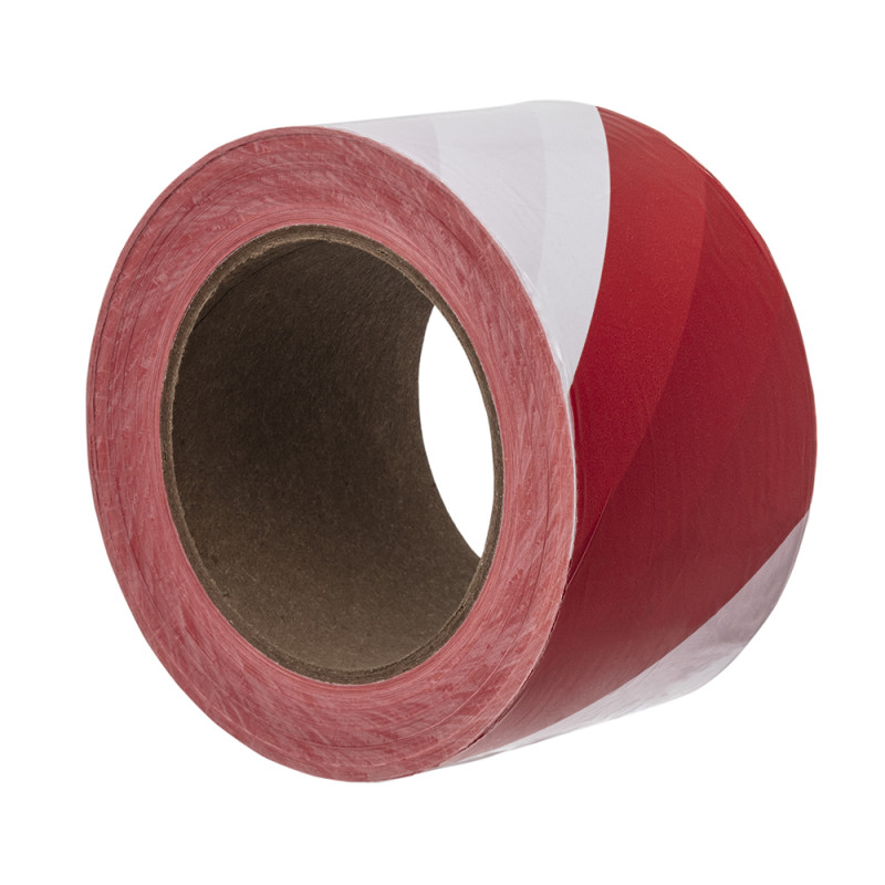 2.75" Red and White Barrier Tape 2.75" Red and White Barrier Tape