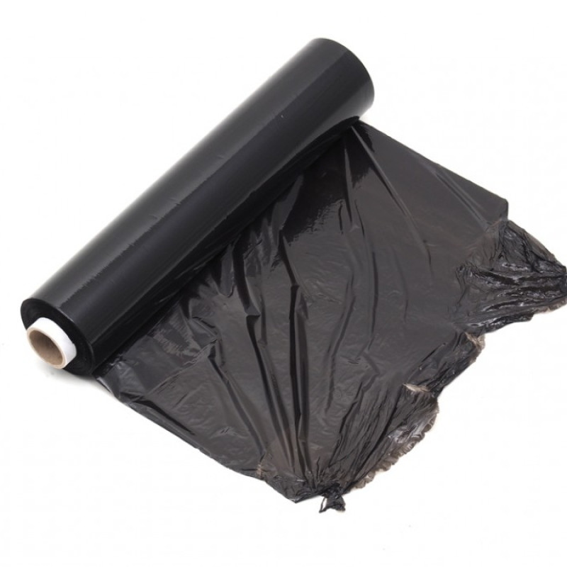 Black Shrink/Pallet Wrap 400mm X 300m 17Mu Black Shrink/Pallet Wrap 400mm X 300m 17Mu