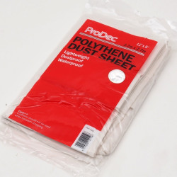 12' X 9' Polythene Dust Sheeting 