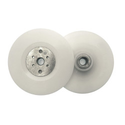 Flexipads Plastic Backing Pad 125mm - 5" (M14) - white