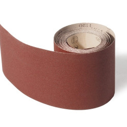 Red Heavy-Duty Aluminium Oxide Sandpaper Roll – 115mm x 5m - P40