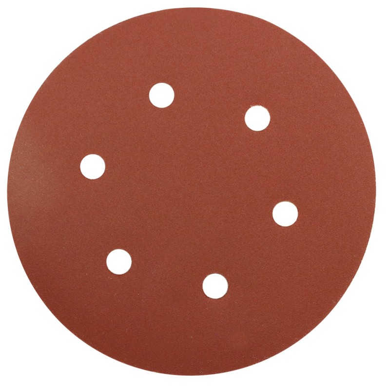 150mm 6 Hole Hook and Loop Sanding Disc P400 150mm 6 Hole Hook and Loop Sanding Disc P400