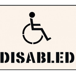 Disabled Stencil (400x600mm)
