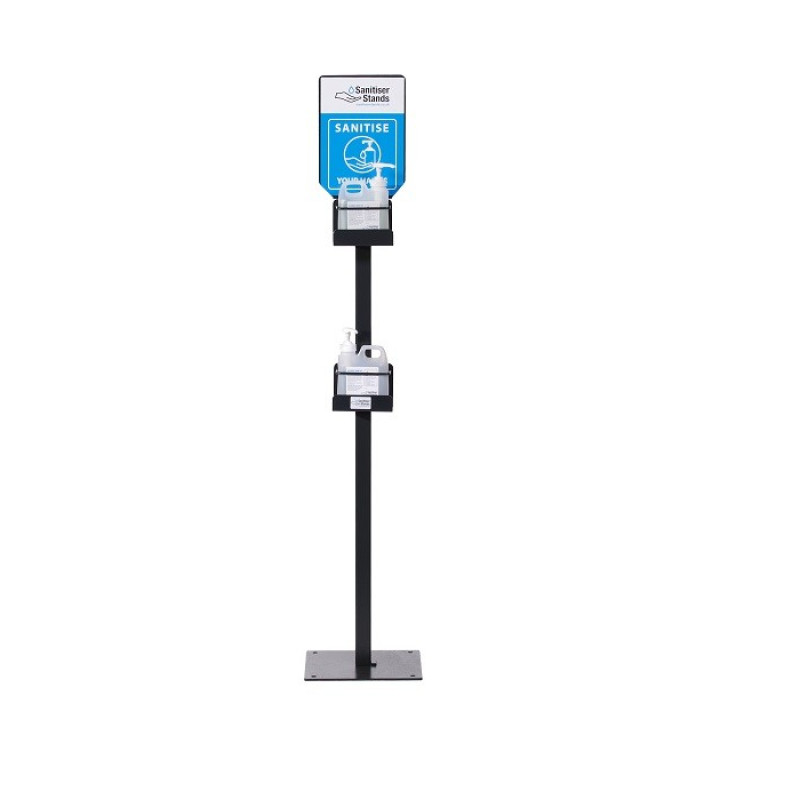 Sanitiser Stand with dual 1L Bottle Cradle Sanitiser Stand with dual 1L Bottle Cradle