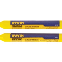 Irwin Strait-Line Engineers Crayon- Yellow (Pack of 2)