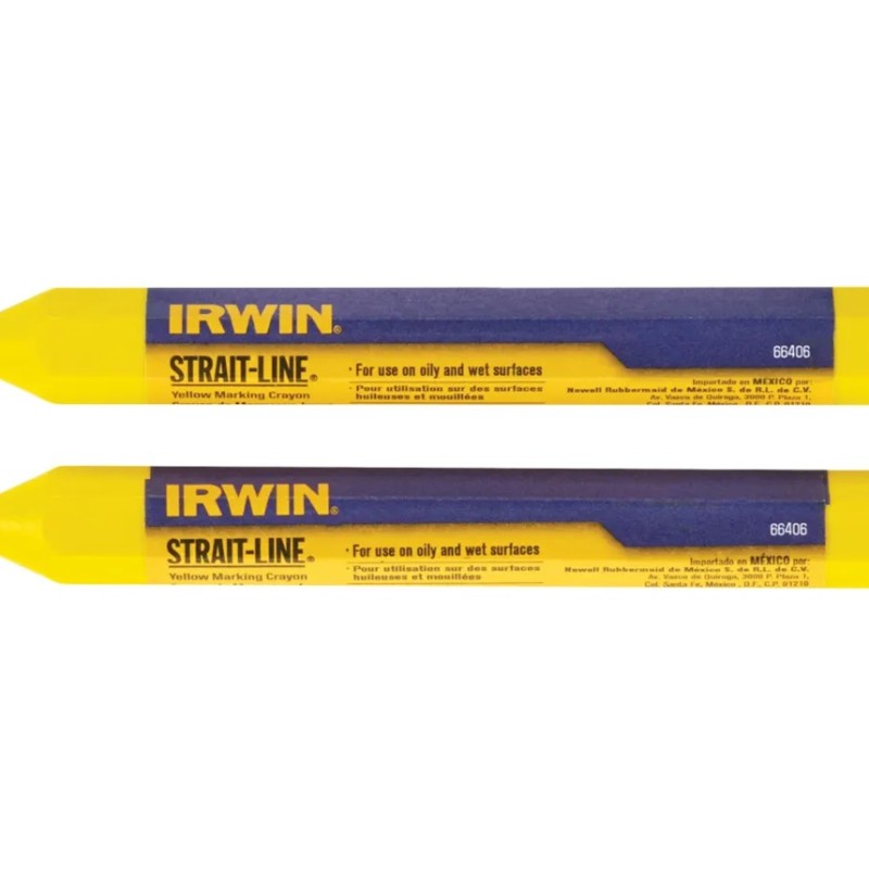 Irwin Strait-Line Engineers Crayon- Yellow (Pack of 2) Irwin Strait-Line Engineers Crayon- Yellow (Pack of 2)