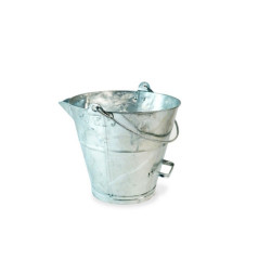 V Lipped Galvanised Tar Bucket 14ltr