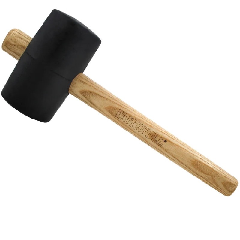 Faithfull Black Rubber Mallet 28oz Faithfull Black Rubber Mallet 28oz