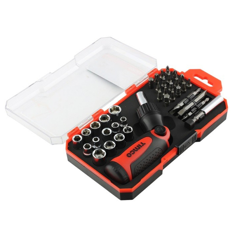 Timco Ratcheting Screwdriver Bit Set (46pc) Timco Ratcheting Screwdriver Bit Set (46pc)